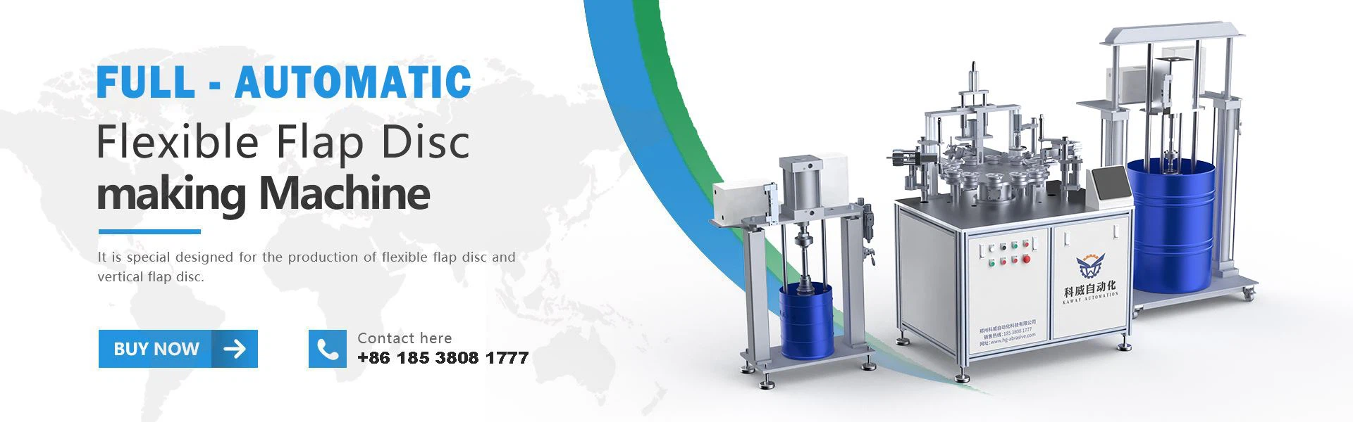 flexible flap disc machine