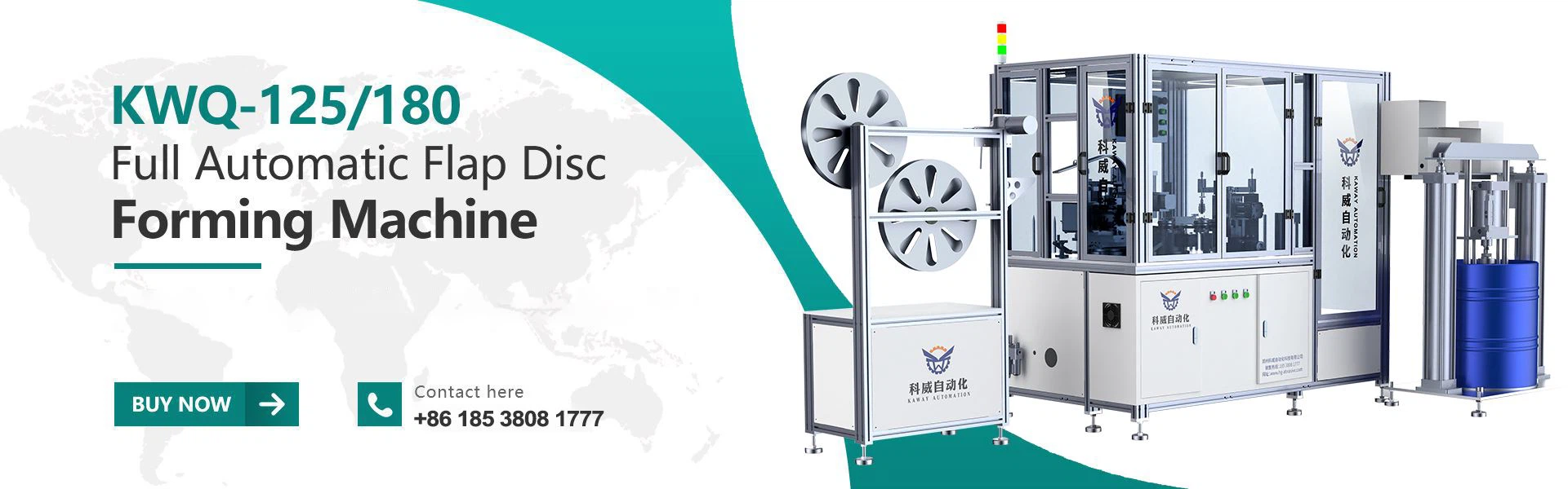 Full automatic flap disc machine